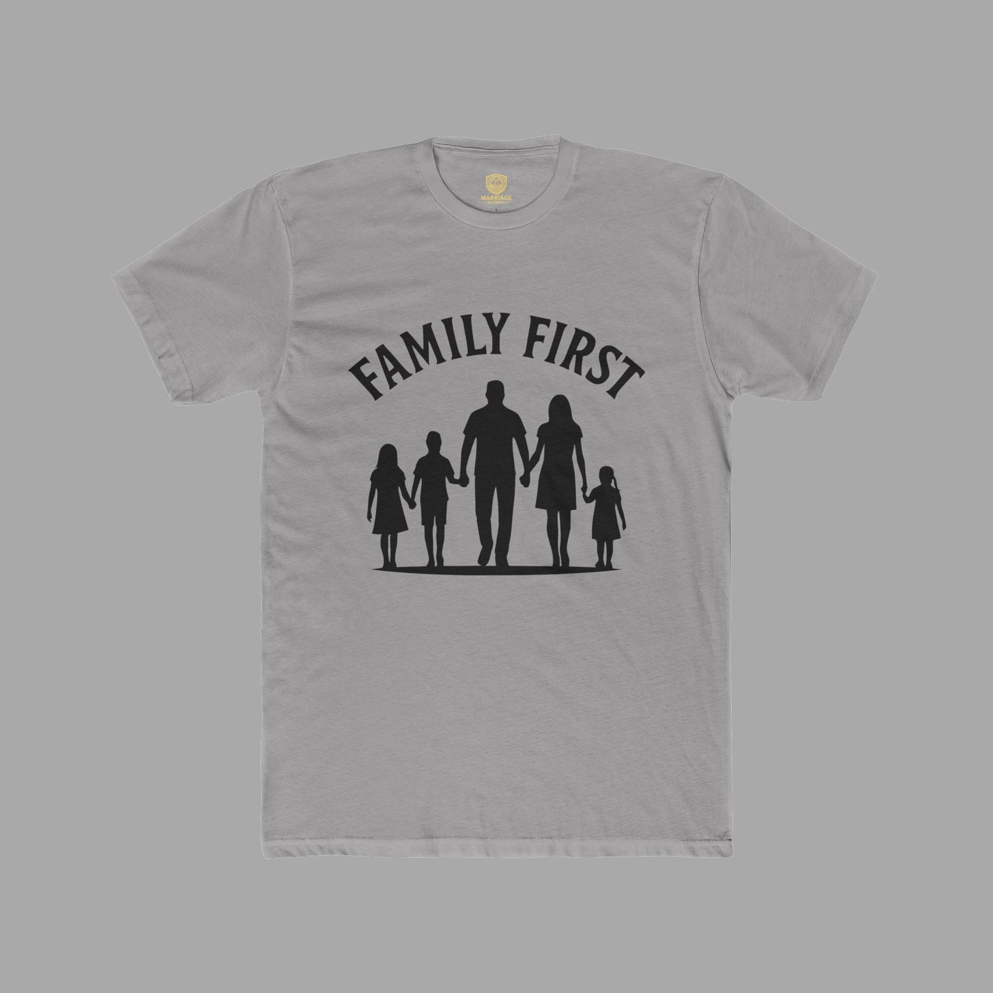 Family First T-Shirt - White Image - Marriage Material