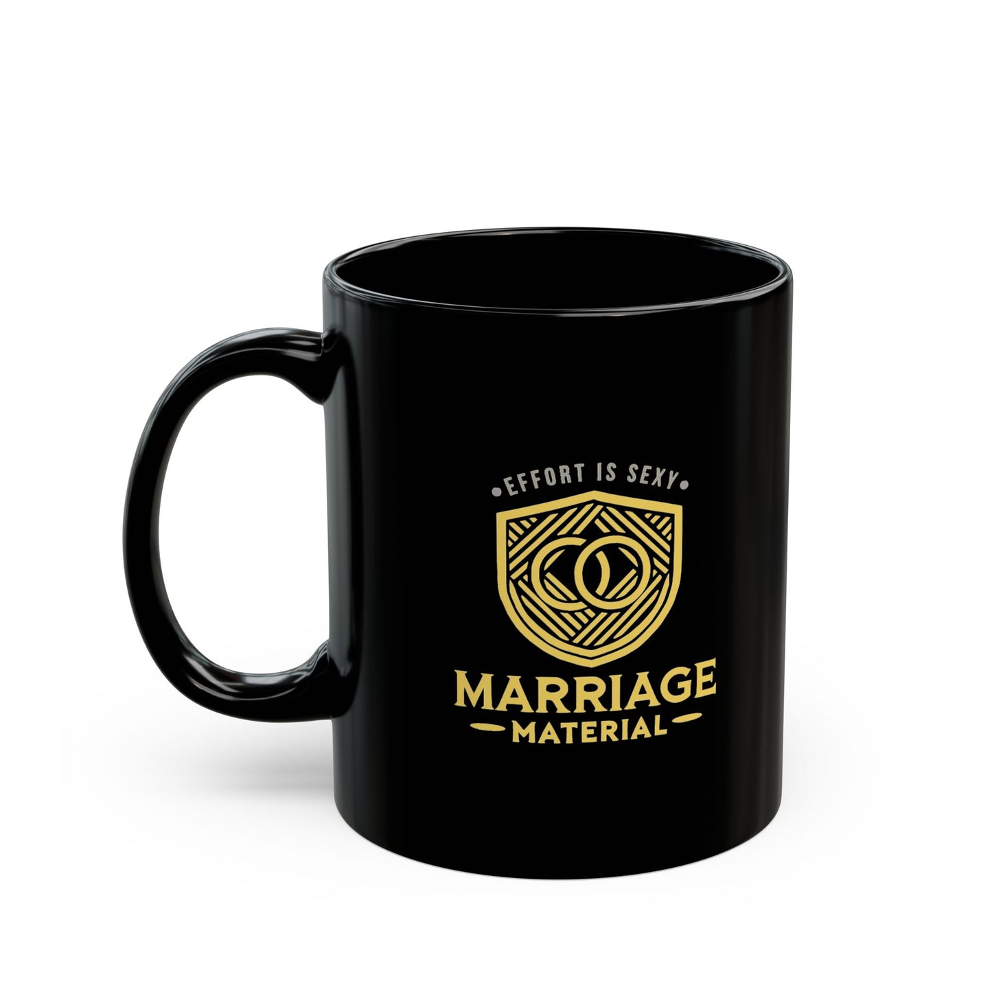 Marriage Material Logo Coffee Mug - 11oz & 15oz - Effort is Sexy Edition