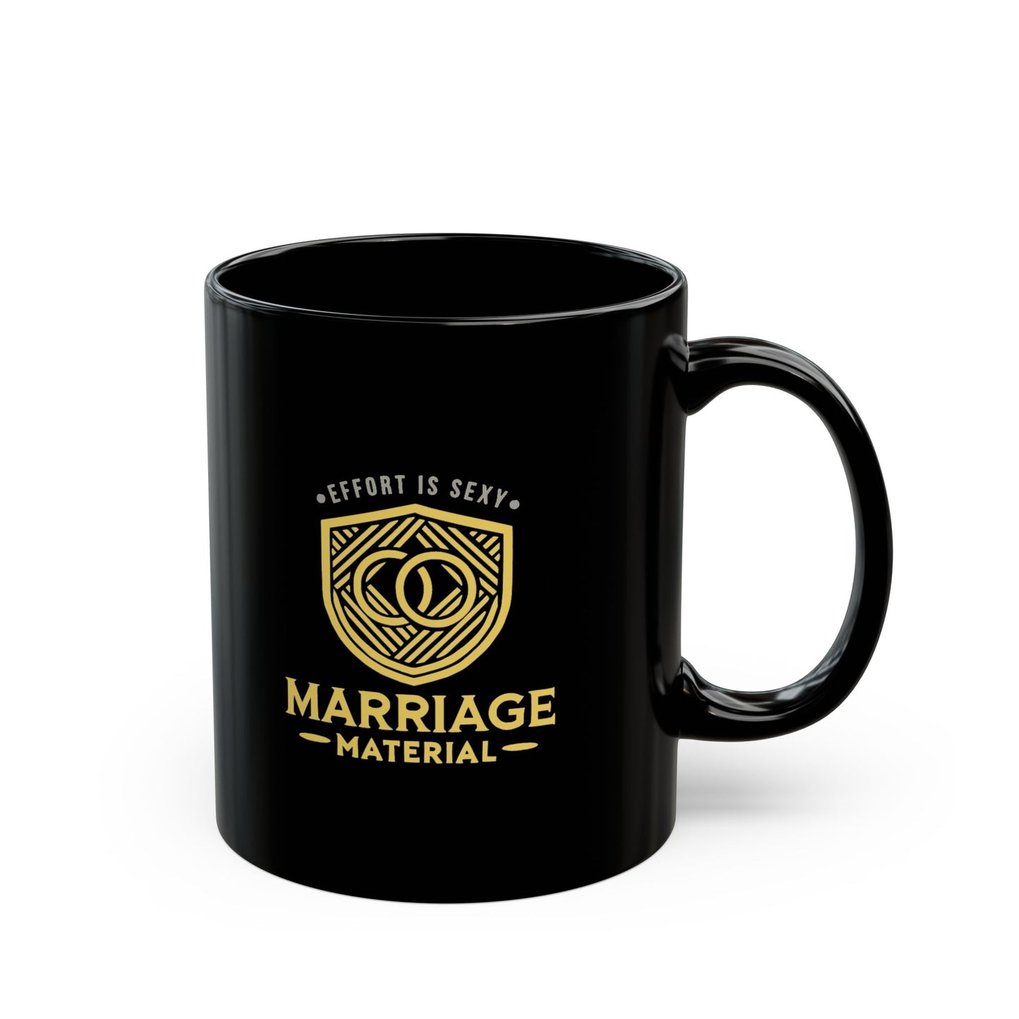Marriage Material Logo Coffee Mug - 11oz & 15oz - Effort is Sexy Edition