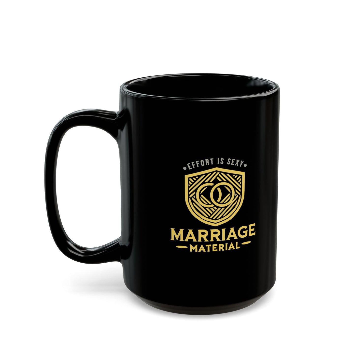 Marriage Material Logo Coffee Mug - 11oz & 15oz - Effort is Sexy Edition