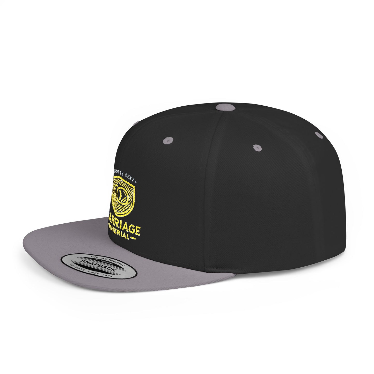 Marriage Material Flat Bill Snapback Cap - Effort is Sexy Edition