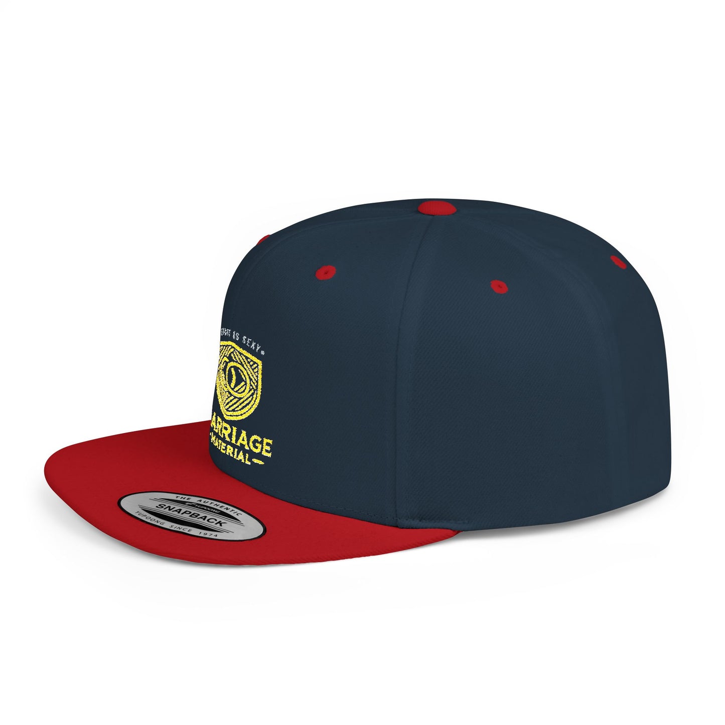 Marriage Material Flat Bill Snapback Cap - Effort is Sexy Edition
