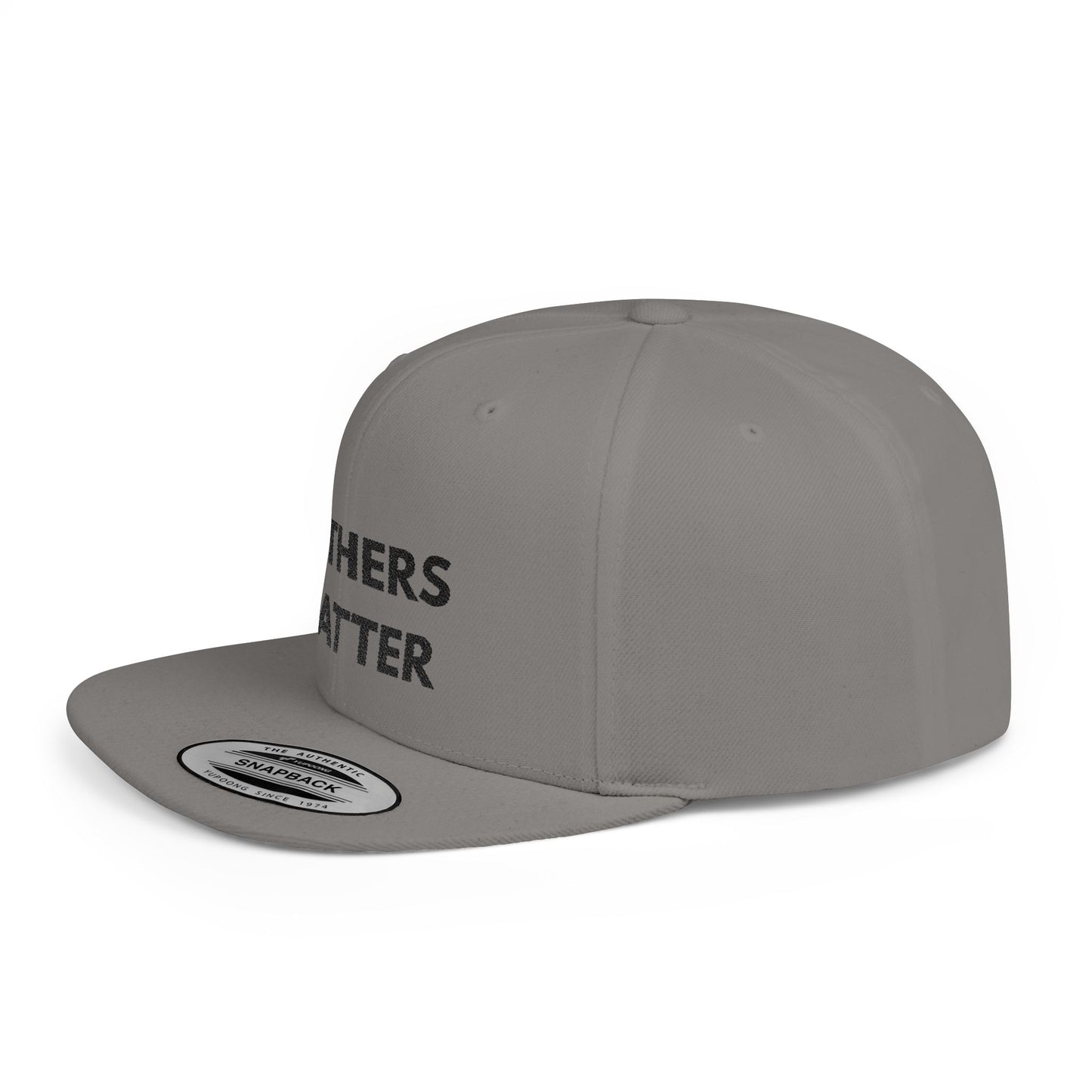 Fathers Matter Flatbill - Marriage Material - Black print on light material