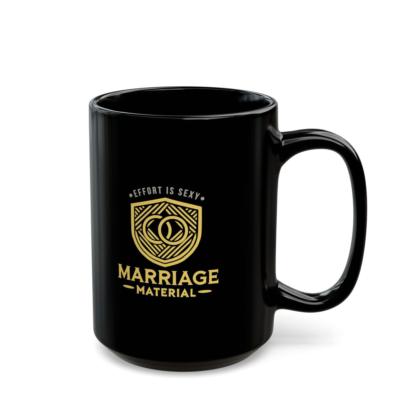 Marriage Material Logo Coffee Mug - 11oz & 15oz - Effort is Sexy Edition