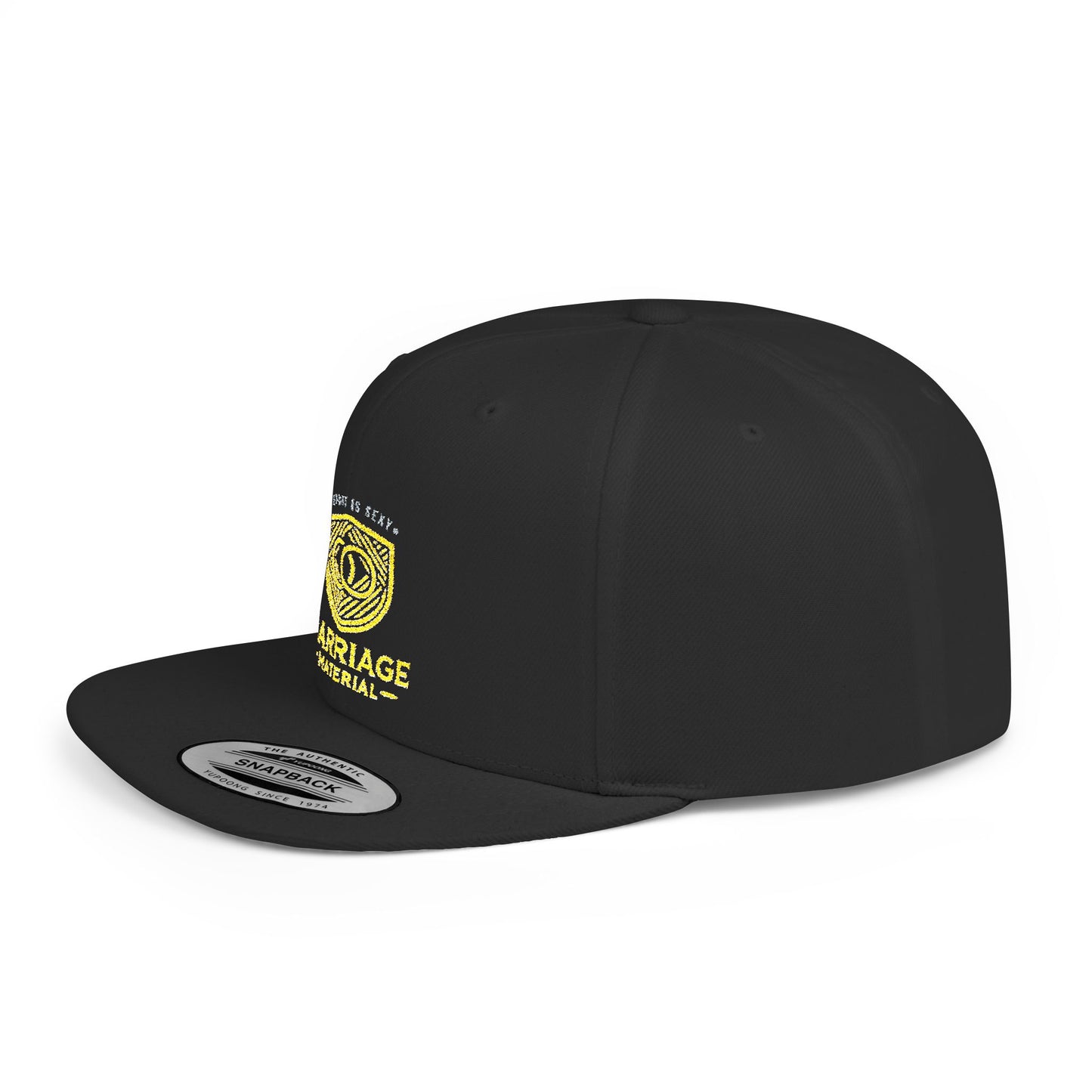 Marriage Material Flat Bill Snapback Cap - Effort is Sexy Edition