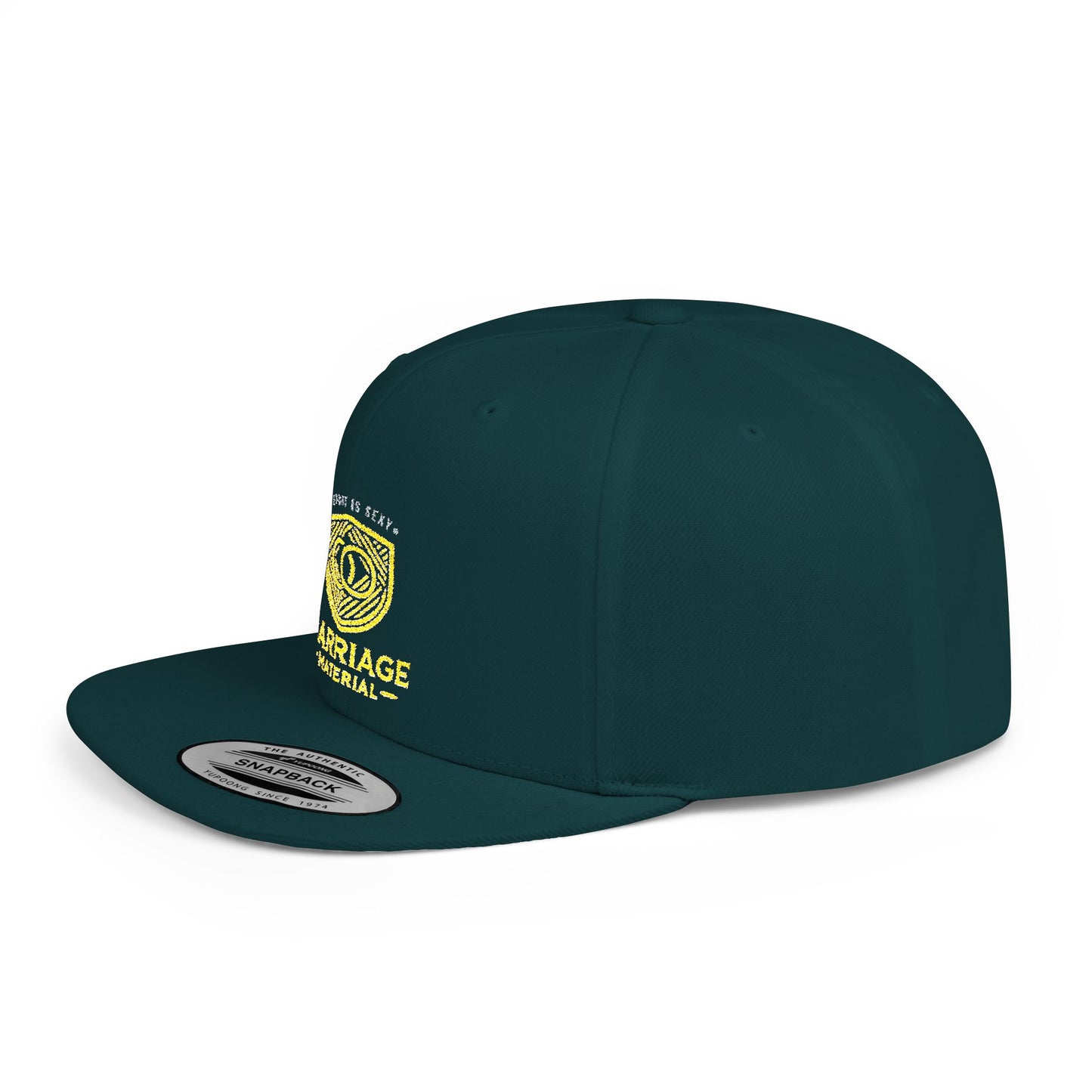 Marriage Material Flat Bill Snapback Cap - Effort is Sexy Edition