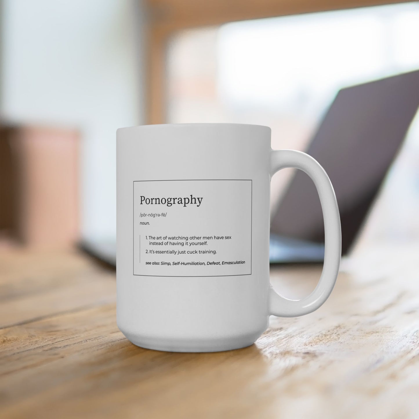 Marriage Material - Pornography (Definition) - Funny Coffee Mug