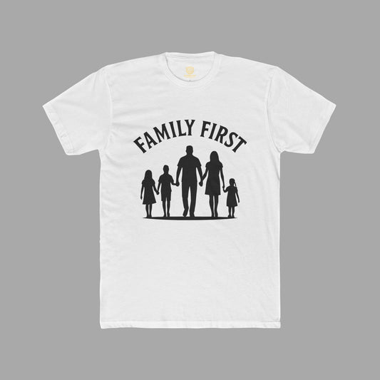 Family First T-Shirt - White Image - Marriage Material